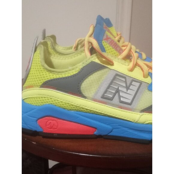 New Balance X-Racer Mode De Vie Mens Sz 8.5 Shoes Neon Green Running Sneakers - Picture 6 of 16